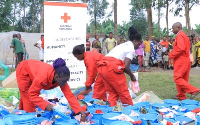 Uganda Red Cross Society (URCS): Menstrual Hygiene kits to refugee women and girls in Bundibugyo District.